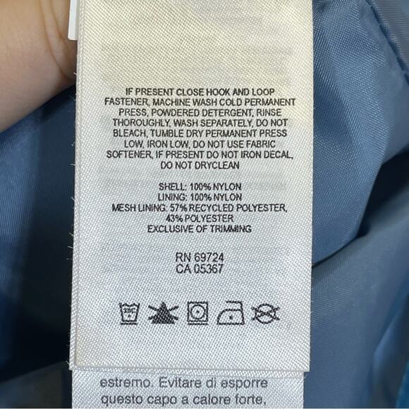 Columbia Blue Windbreaker Rain Jacket, Size Small. In excellent condition! - Picture 3 of 6